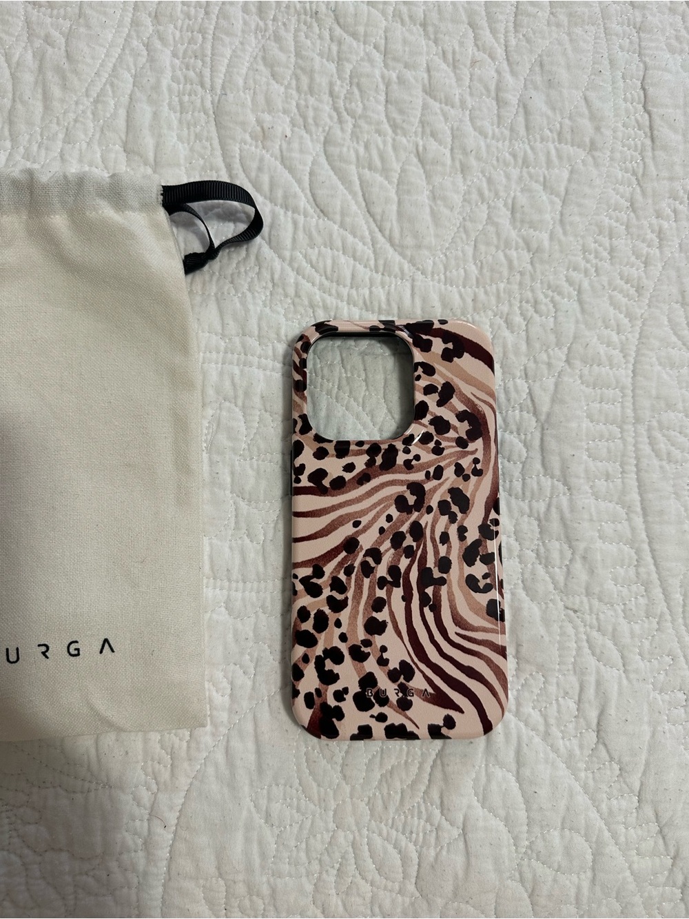 Leopard & Zebra Print Pink Phone Case by Urga